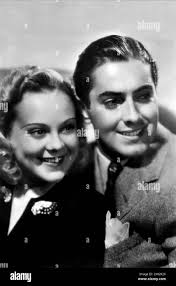Sonja henie tyrone power Black and White Stock Photos & Images