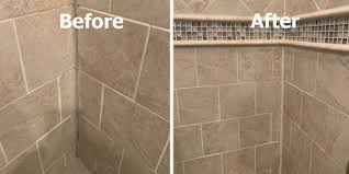 He said that he recommends that do not caulk where the floor and walls meet, i personally seen caulk creep out of the joint after a week of use in a residence i worked on while i was. Recaulking Services Caulking Contractors The Grout Medic
