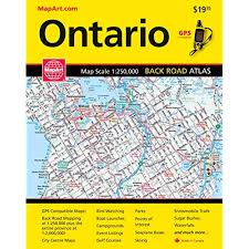 Ontario Map Amazon Com
