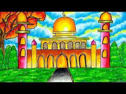 Maybe you would like to learn more about one of these? Cara Menggambar Dan Mewarnai Masjid Gradasi Warna Oil Pastel Youtube Lukisan Kupu Kupu Cara Menggambar Seni Krayon
