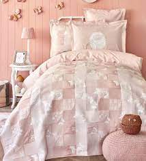 karaca home fizzy pudra tek kisilik genc nevresim yatak ortusu set yatak duvet yatak ortusu