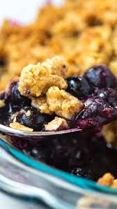 Ridiculously Easy Blueberry Crumble Video Recipe Video Blueberry Crumble Recipes Easy Blueberry Crumble Blueberry Recipes