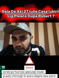 Gala De Azi: Lia și Robert Pleacă Împreună?