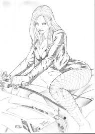 Black Canary Black Canary Comics Girls Coloring Books
