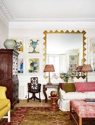 Soane S Lulu Lytle And Olivia Outred Collaborate On A Colourful London Flat House Colors Indian Living Rooms Interior Design