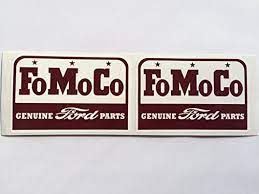 Check spelling or type a new query. 2 Vintage Fomoco Genuine Ford Parts Die Cut Decals By Sbd Decals Buy Online In Angola At Angola Desertcart Com Productid 29474361