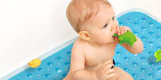 Your baby's first bath can be a time filled with smiles and laughter or tears and wails; Do You Really Need A Baby Bath Mat Baby Bath Moments