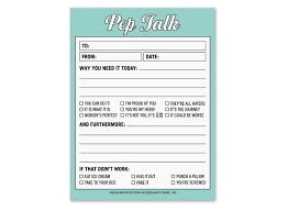 Pep Talk Nifty Note Pep Talk Message Pad By Knock Knock Pep Talks Pep Smash Book