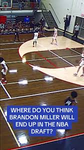 Brandon Miller High School Dunk Over Defender