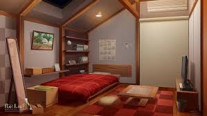 Download living room with panoramic window interior for free. Anime Bedroom Wallpaper Furniture Room Property Bedroom Bed 469514 Wallpaperuse