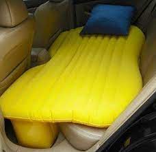 get comfy in this recession inflatable car bed cool stuff inflatable bed