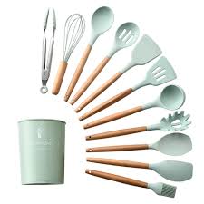 Consider this a guide on my choice of essential kitchen tools to run your home kitchen easily and successfully. 11pcs Set Multifunctional Storage Bucket Fresh Wooden Handle Silicone Kitchen Utensils Set Non Stick Kitchen Tools Cooking Tool Sets Aliexpress