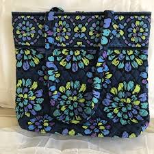 Shop the vera bradley collection at crocs and find your favorite vera bradley prints on crocs iconic silhouettes with the comfort you know and love. Vera Bradley Bags Blue Floral Vera Bradley Tote Bag Spring Summer Poshmark