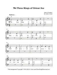 We Three Kings Of Orient Are Printable Easy Christmas Sheet Music Christmas Piano Sheet Music Piano Sheet Music Christmas Piano