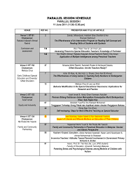 Awanijr merupakan inisiatif terbaharu astro awani dalam menggalakkan. Parallel Session Schedule Parallel Session I 11 June