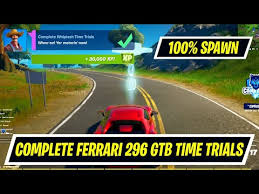 It was also a term that did little justice describe to one of fastest racecars from the early. Complete Ferrari 296 Gtb Time Trials Fortnite Locations 100 Ferrari Spawn