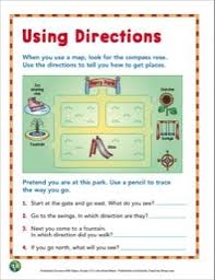 Using Directions Grade 2 Map Skills Map Skills 2nd Grade Activities Map