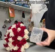 How to wrap mesh wrapping paper around your bouquet 🤍 #howtowrap  #howtowrapbouquets #wrappingtutorial #tutorial #wrappingbouquet #wrapping  #flowerwrappingtutorials #flowers #bouquet #flowerbouquet ...