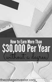 The $30,000 minimum income requirement is a regulatory requirement, but some credit cards provide a lifeline for those who can't meet this stringent requirement. How To Earn More Than 30 000 Per Year Without A Degree