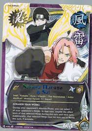 N 639 Sakura Haruno Sai Rainbow Letters Rare Naruto Card 1st Edition