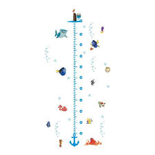 Finding Nemo Dory Height Growth Chart Measurement Vinyl Wall