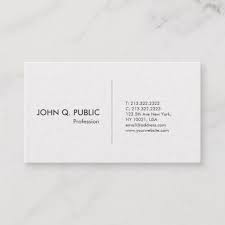 No matter what you use personalized business cards or calling cards for, you will look well. Modern White Professional Simple Elegant Business Card Zazzle Com In 2021 Elegant Business Cards Personal Business Cards Design Lawyer Business Card