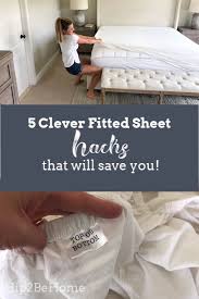 These 5 Clever Fitted Sheet Hacks Will Save Your Sanity Fitted Sheet How To Make Bed Sheet Storage