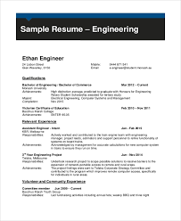Able to handle multiple projects simultaneously with high professionalism and accuracy. Free 7 Sample Engineering Cv Templates In Pdf Ms Word