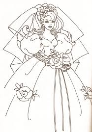 Check spelling or type a new query. Barbie Coloring Pages Wedding Dresses