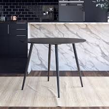 With the included umbrella hole, you can Best Selling Dhp Nora Round Dining Table Black Wood Top And Black Metal Legs Accuweather Shop