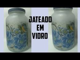 Existem adesivos próprios para acrílico, vidro, colas de cura uv e muitas outras. Como Decorar Pote De Vidro Com Jateado E Decoupage Youtube Vidro Potes Garrafao De Vidro