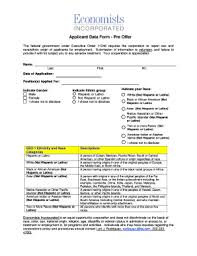 A leading private medical institution in malaysia which has obtained a number of international accreditations. Fillable Online Applicant Data Form Pre Offer Economists Incorporated Fax Email Print Pdffiller
