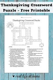 Thanksgiving Crossword Puzzle For Kids Fun And Free Activity Thanksgiving Crossword Thanksgiving Crossword Puzzle Thanksgiving Worksheets