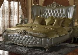 Luxurious California King Beds With Green Bedding Bed Headboard Design Luxury Headboard Cozy Bedroom Furniture