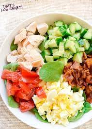 Keto Salad 206 Easy Healthy Recipes That Will Actually Make You Love Salad Cobb Salad Recipe Salad Recipes Low Carb Low Carb Salad