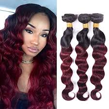 Our wigs are professionally designed by our wigs experts who have over 15 years experience in designing wigs. Two Tone Burgundy Brazilian Hair Weave Bundles Brazilian Deep Wave Virgin Hair 3pcs Deep Curly Wine Red Ombre Loose Deep Wave Weave Hair Extensions 20 22 24 Buy Online In Cayman Islands At Cayman Desertcart Com Productid