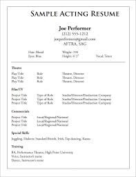 An acting resume is a resume specially formatted for an actor who is seeking a role in film, tv, theater or another acting medium. Free 8 Sample Acting Cv Templates In Pdf