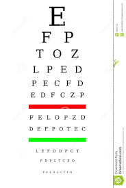 Optometrist Chart Stock Illustration Illustration Of