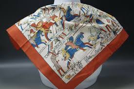 Magnificent Mouchoirs The Bayeux Tapestry Norman Conquest Scarf Or Hankie 18 Magnificentmouchoirs Scarf Bayeux Tapestry Tapestry Norman Conquest