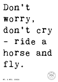 Spruch Don T Worry Don T Cry Ride A Horse And Fly Spruche Zitat Zitate Lustig Weise Pferd Tier Sp Pferd Liebe Zitate Reit Zitate Zitate Fur Reiter
