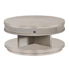 Our solid wood coffee tables are handcrafted in vermont and guaranteed to last a lifetime. Progressive Furniture Augustine 38 In Pearlized Gray Medium Round Wood Coffee Table With Drawers T513 01 The Home Depot