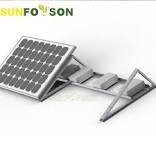 Ballast Solar Panel Mounting Structure For Flat Roof ...