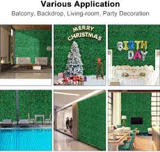 Create lush green backdrops and wall coverings with artificial leaves wall mats. Buy Artificial Boxwood Panel 24 Pcs Faux Boxwood Hedge Wall Panels As Greenery Backdrop 24 X 16 Inch Boxwood Hedge Mat For Indoor Wall Decoration And Outdoor Balcony Garden Fence Online In Indonesia B08jln8mkb