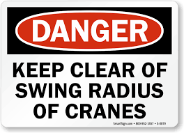 Crane safety signs and labels. Crane Safety Signs Hoist Safety Signs