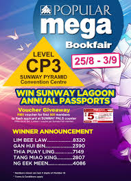 This is a guide to sunway pyramid convention center through sunway college and sunway pyramid lion head (main entrance). Sunway Pals Promotions Popular Mega Bookfair 2017