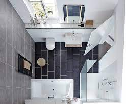 Die große waschtischanlage mit spiegelschrank bietet viel stauraum und ausreichend ablagemöglichkeiten. Minibad Ideen Zum Einrichten Und Gestalten Schoner Wohnen