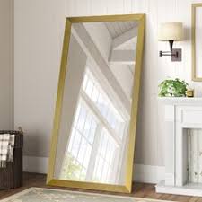Modern arched shape framed black standing mirror full length floor mirror key features: Floor To Ceiling Mirror Wayfair