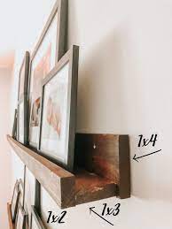 Building And Styling A Diy Picture Ledge This Homemade Heaven Picture Shelves Picture Wall Shelf Home Diy
