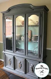 A traditional china cabinet made in a factory in the 1950s gets a quick update by removing some of its how to upcycle a vintage dresser. Dining Room China Hutch Makeover
