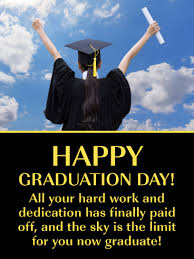 Set of 20 flat photo cards, 5x7. The Sky Is The Limit Happy Graduation Card For Her Birthday Greeting Cards By Davia